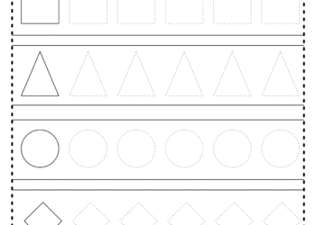 Szlaczki do druku za darmo - figury