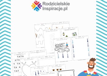 Dzień Taty karty pracy przedszkole do druku za darmo