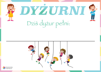 Dyżurni plansza do druku