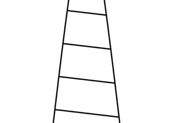 Krawat szablon do druku