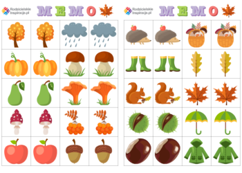 Memory do druku - jesień