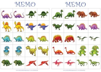Memo Dinozaury