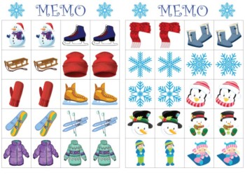 Zima memory do druku