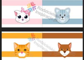 Opaska kota do druku