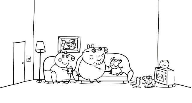 Świnka Peppa kolorowanki do druku