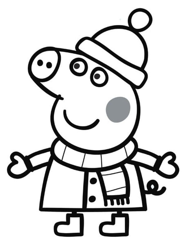 Świnka Peppa kolorowanki do druku