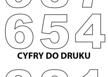 cyfry do druku