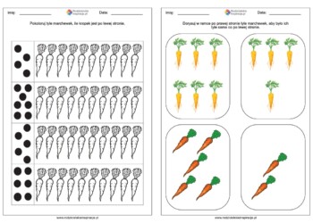 Dzień Marchewki karty pracy