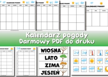 Kalendarz pogody do druku