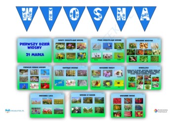 wiosna gazetka szkolna przedszkolna