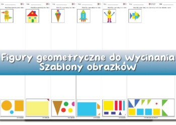 figury geometryczne do wycinania pdf do druku
