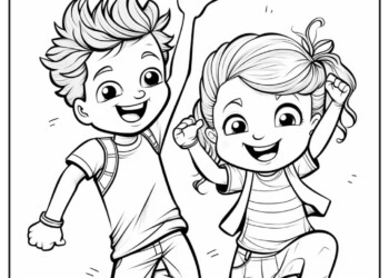 Kolorowanka Dzień Dziecka