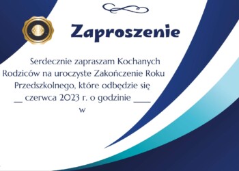 zaproszenie zakonczenie roku szkolnego