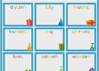 Kalendarz Urodzin do druku