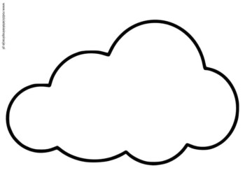 Szablon chmury do druku