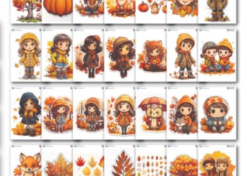 Jesień dekoracje do druku