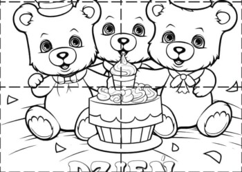 kolorowanka xxl Dzień Misia