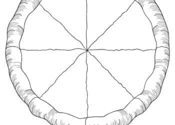 pizza do druku szablon