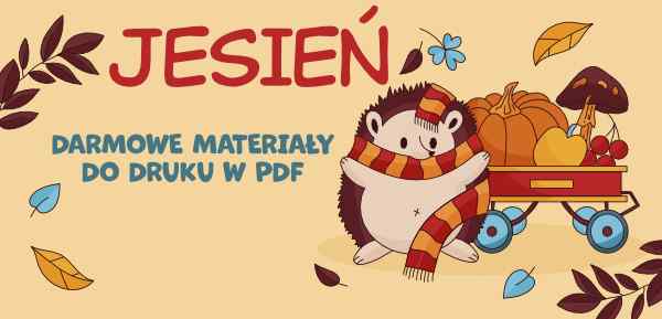 jesien materialy do druku