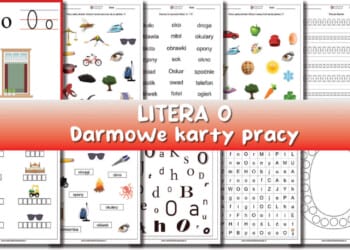 Karty pracy litera O do druku