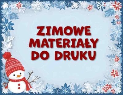 zima materialy dla nauczycieli