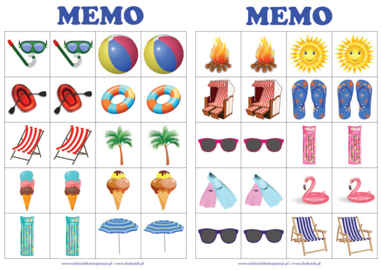 Memo do druku - Wakacje