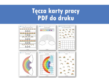 Tęcza karty pracy w PDF