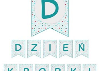 Napis Dzień Kropki do druku